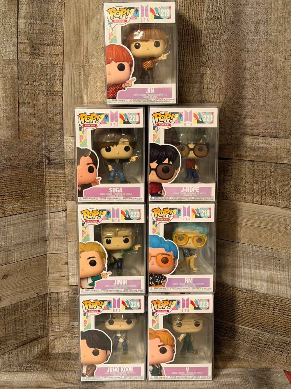 Funko BTS Pop! Vinyl Figures - Multi-Color Boxed Set